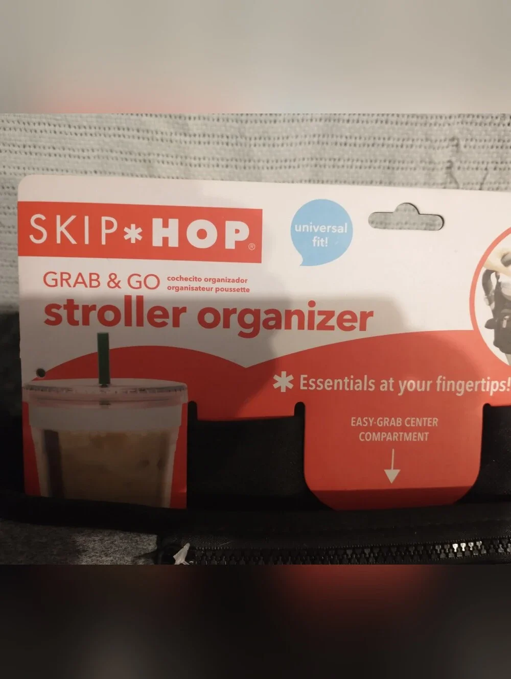 Skip Hop Grab & Go Stroller Organizer w/ Zip-Off Wristlet
